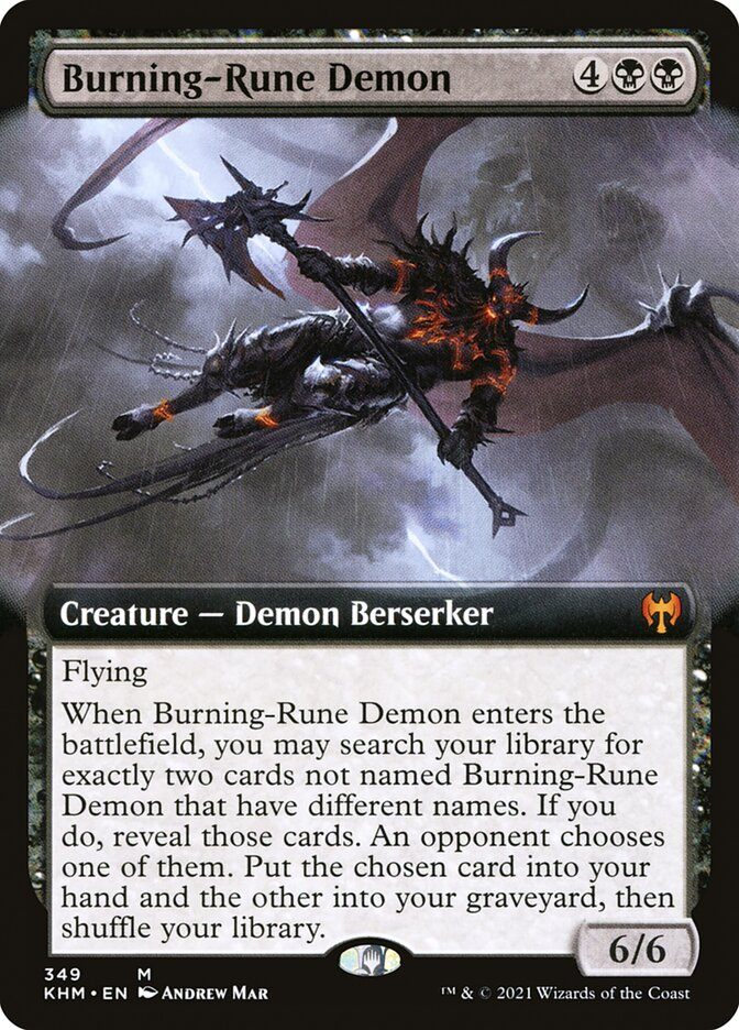 Демон Горящей Руны / Burning-Rune Demon - фото №1